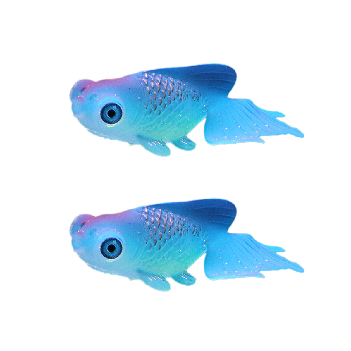 Artificial Floating Betta Fish Aquarium Decoration 2PCS