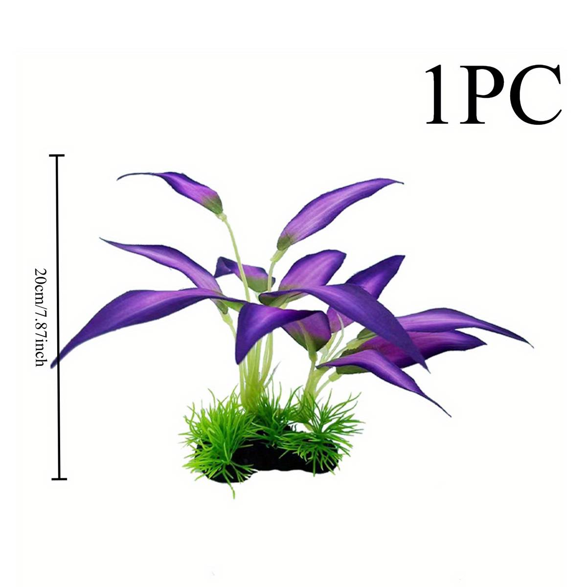 Artificial Aquarium Plant Realistic Fish Tank Decoration