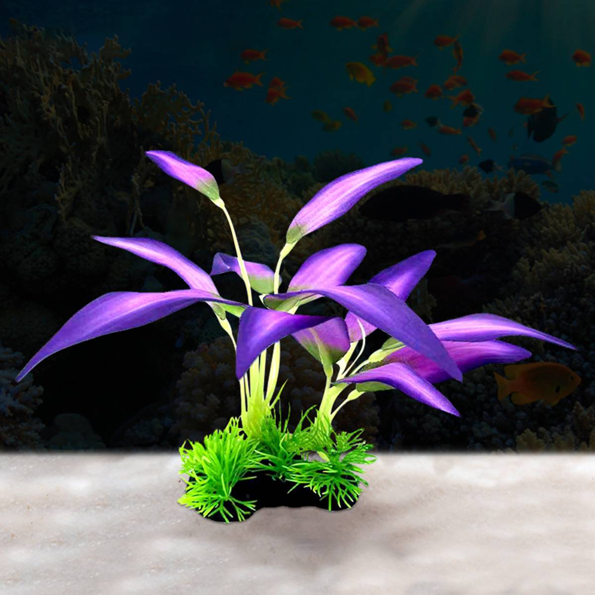 Artificial Aquarium Plant Realistic Fish Tank Decoration