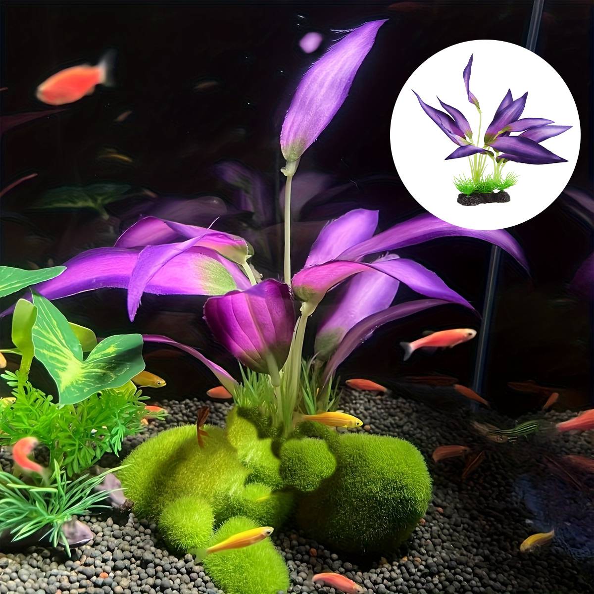 Artificial Aquarium Plant Realistic Fish Tank Decoration