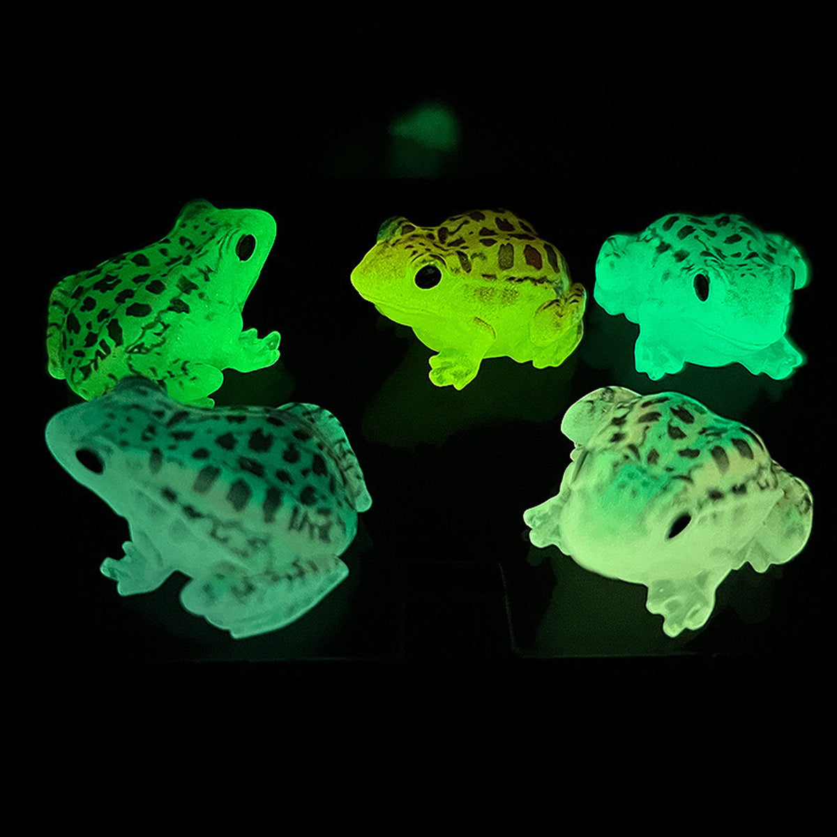 20PCS Luminous Frog Aquarium Decorations
