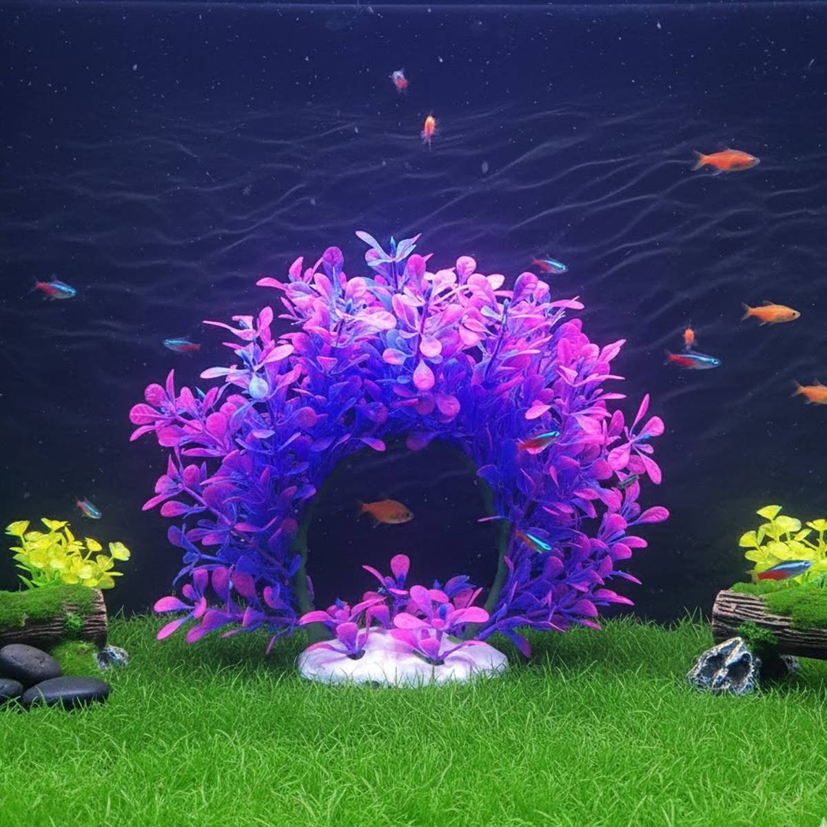 Artificial Aquarium Plant Arch Decoration