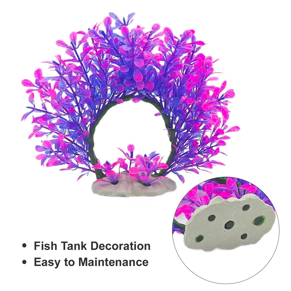 Artificial Aquarium Plant Arch Decoration