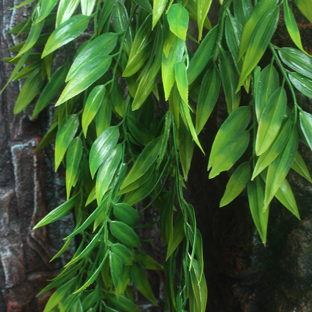 Artificial Plant Leaves Hanging Decoration For Terrarium