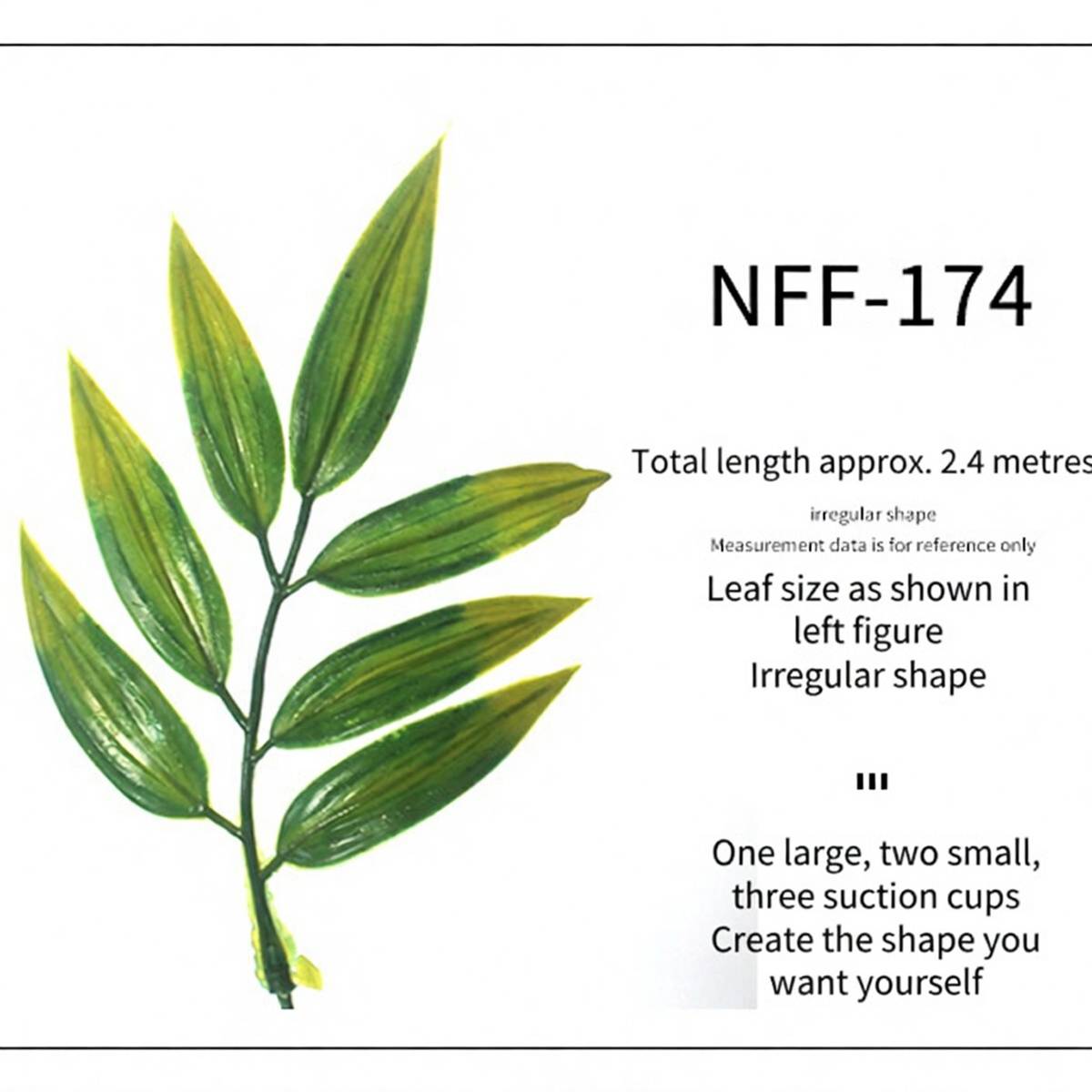 Artificial Plant Leaves Hanging Decoration For Terrarium