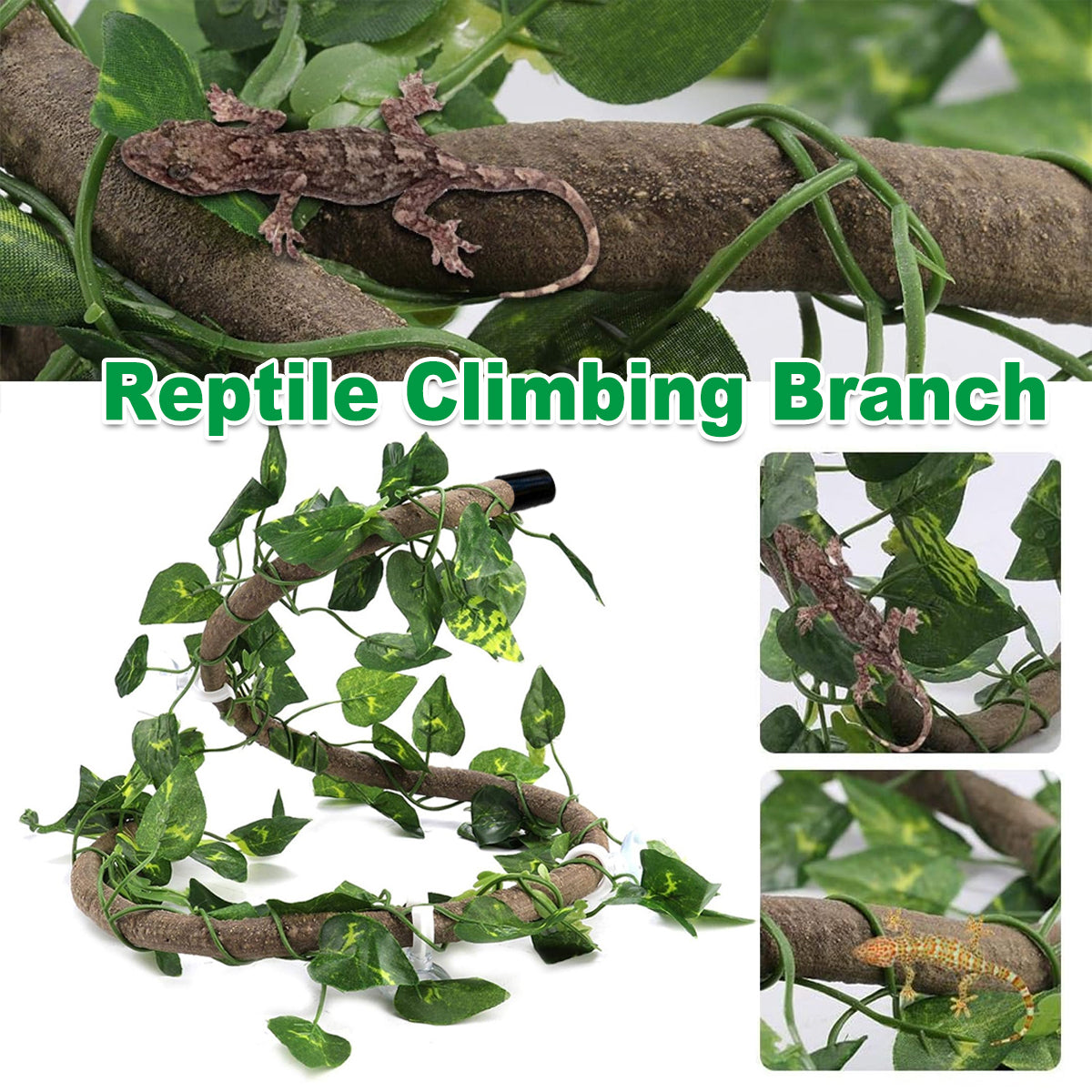 Artificial Tree Vine for Reptile Terrariums