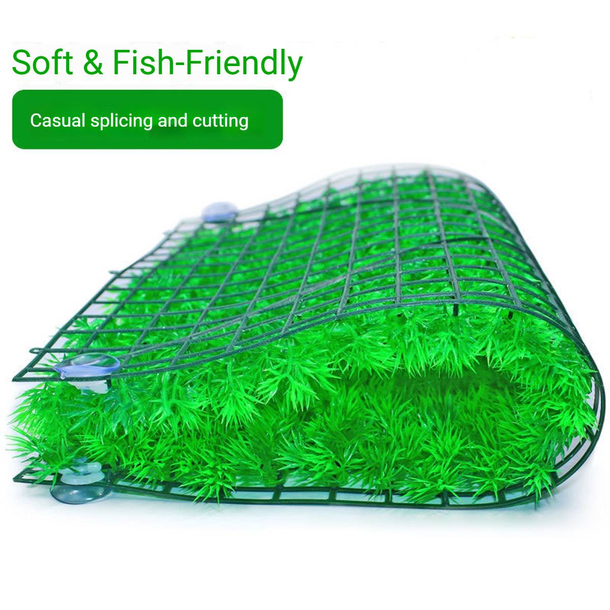 Artificial Aquarium Grass Mat Fish Tank Carpet