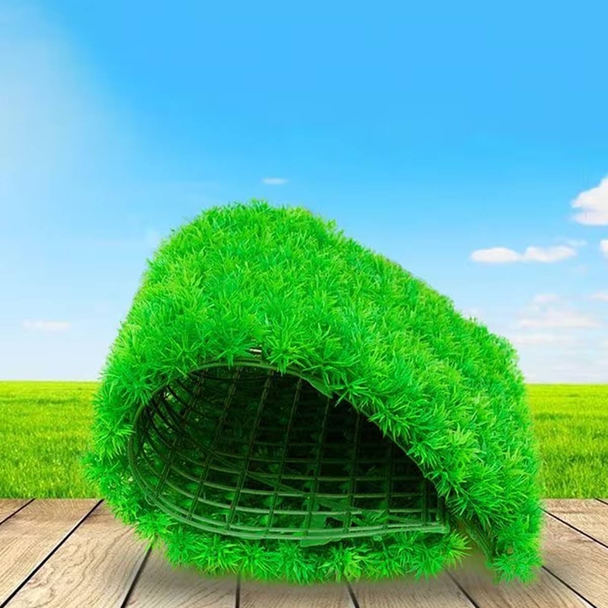 Artificial Aquarium Grass Mat Fish Tank Carpet