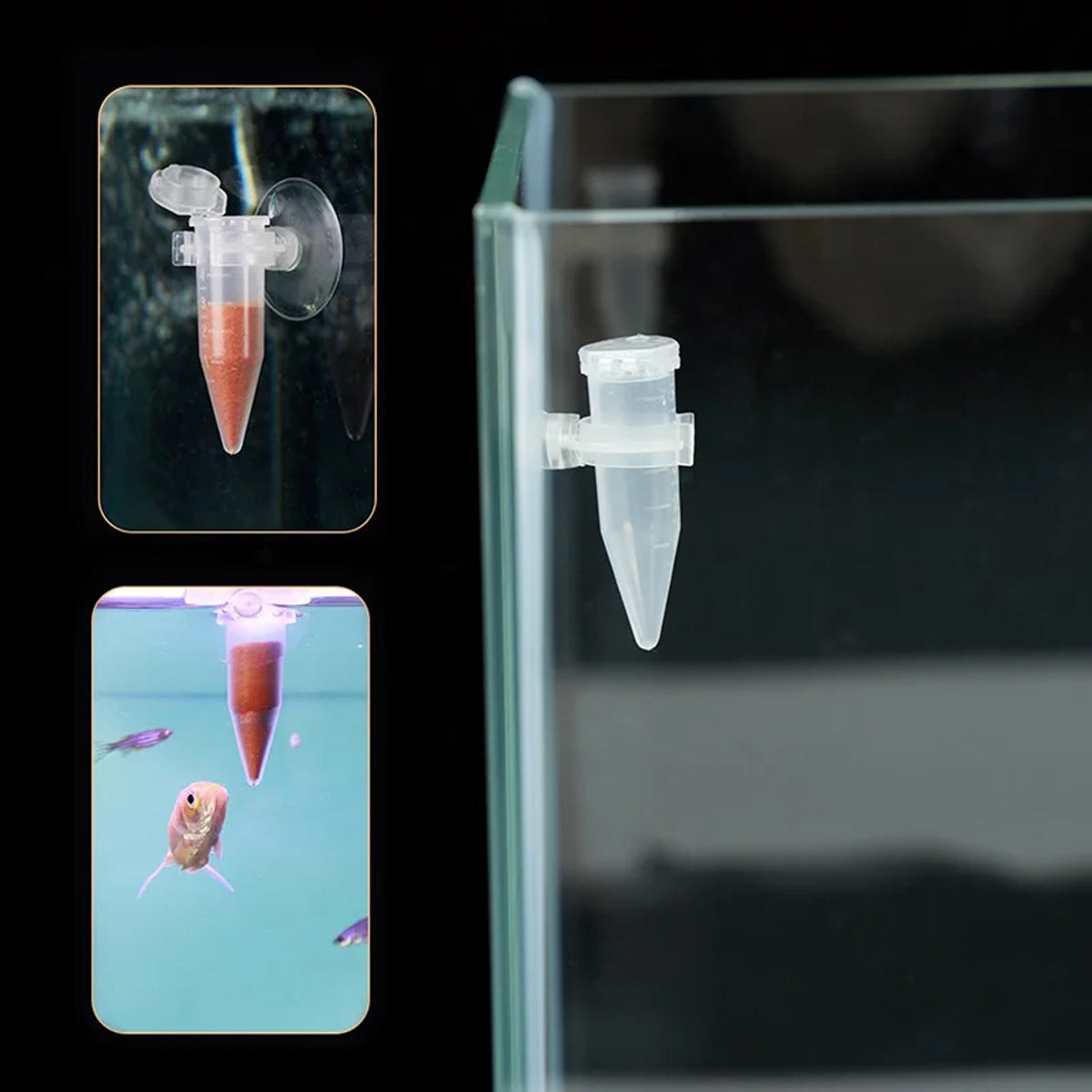 Automatic Shrimp Egg Feeder With Suction Cup (10pcs)