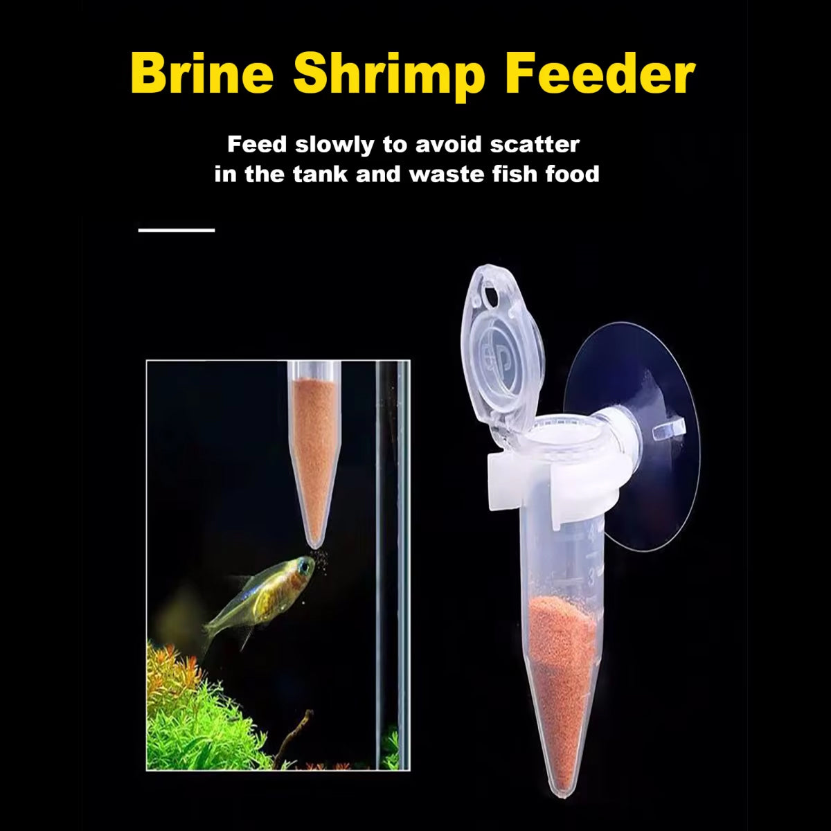 Automatic Shrimp Egg Feeder With Suction Cup (10pcs)