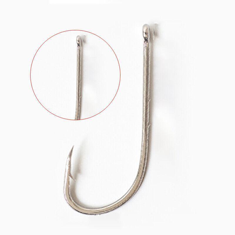 100PCS Baitholder Fishing Hooks Chemically Sharpened Multi-Size Set