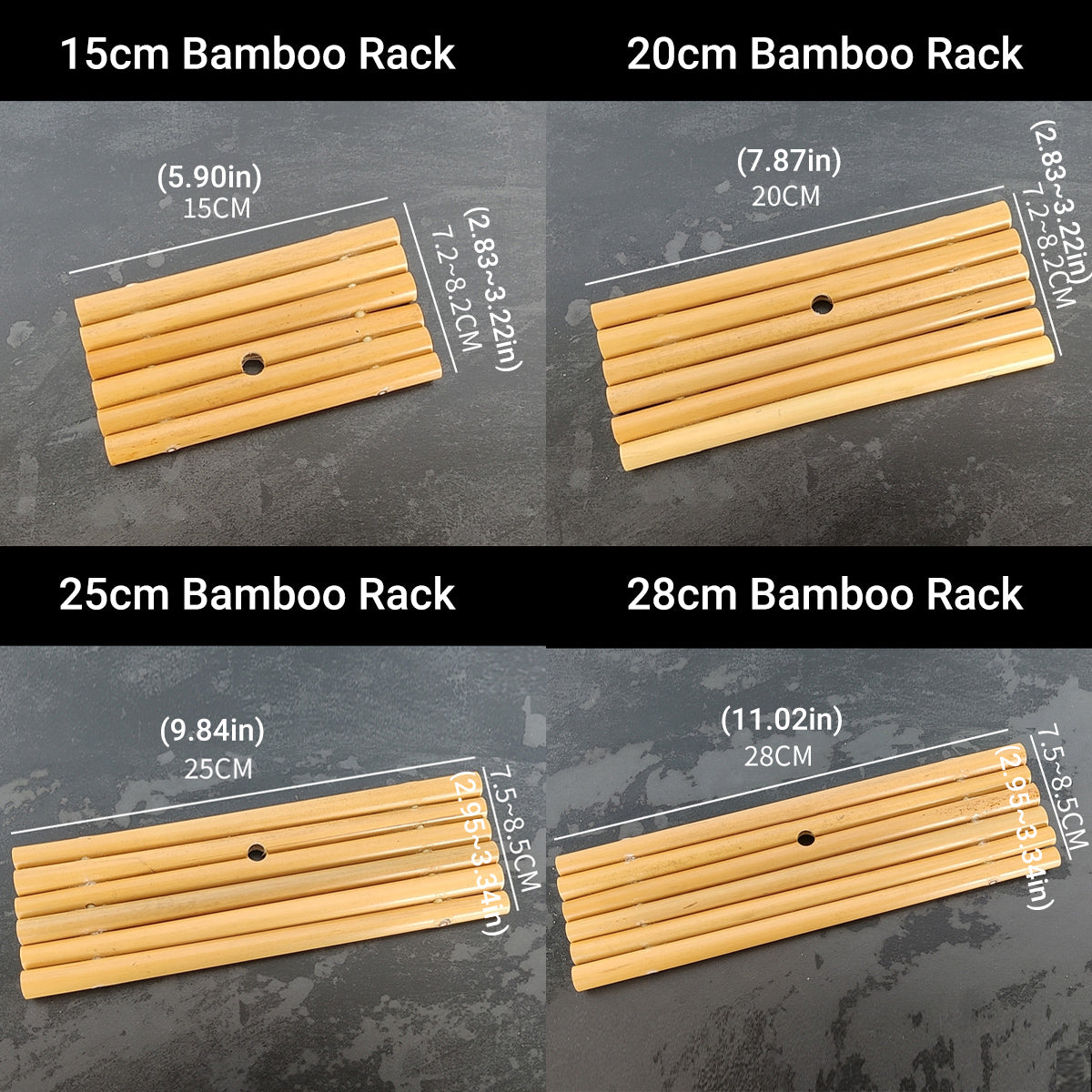 Bamboo Tube RackType Fish Tank Filter External 3in1 Water Filter Aquarium Filter