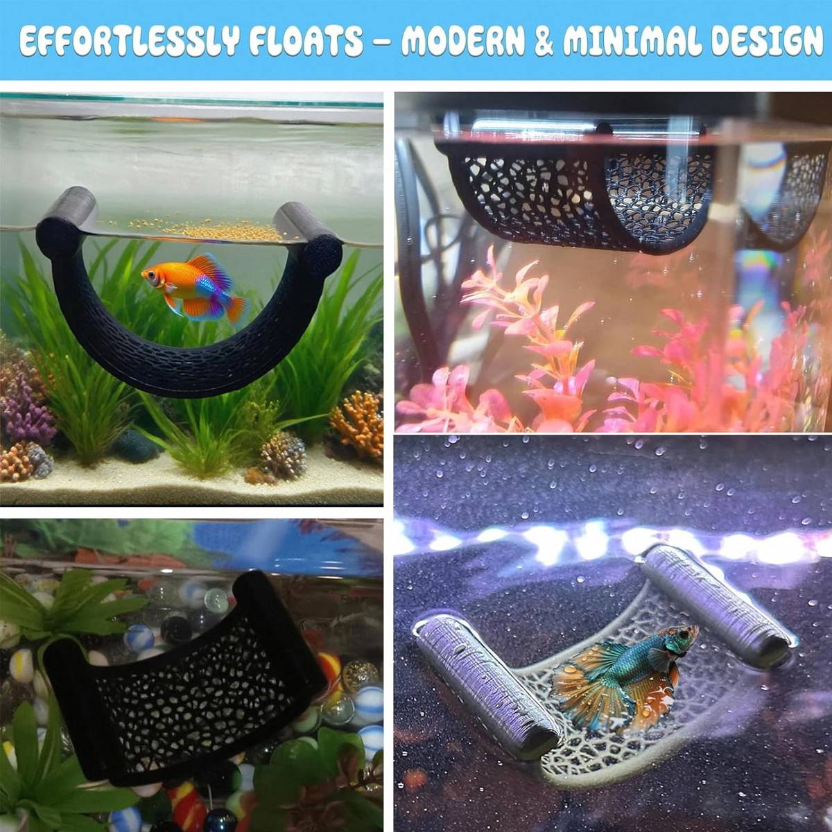 Betta Fish Hammock Floating Rest Bed