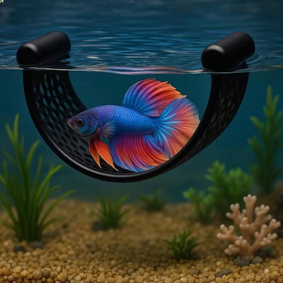 Betta Fish Hammock Floating Rest Bed