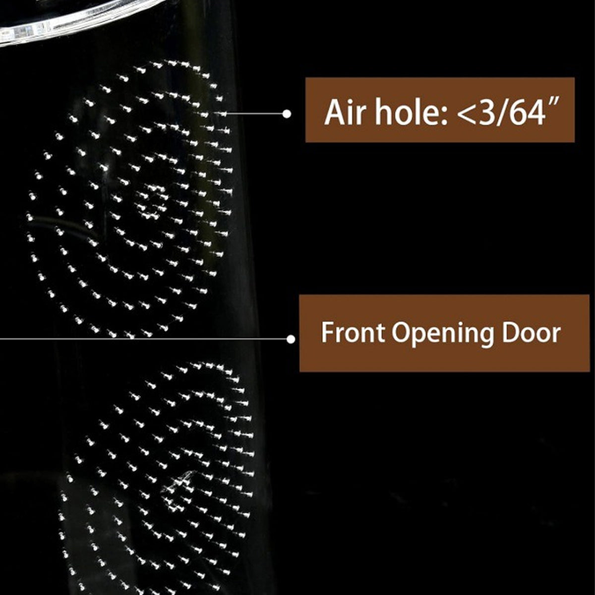 Cylindrical Acrylic Pet Breeding Box