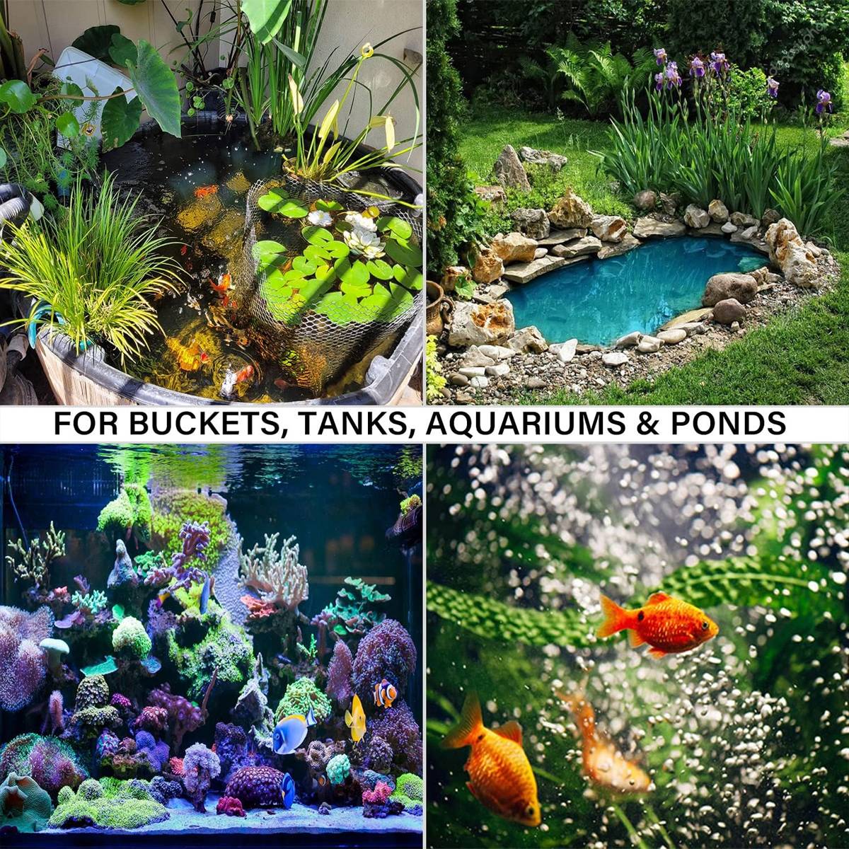 Aquarium Air Stone 150mm Bubble Diffuser