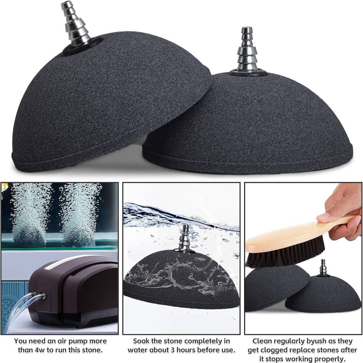 Aquarium Air Stone 150mm Bubble Diffuser