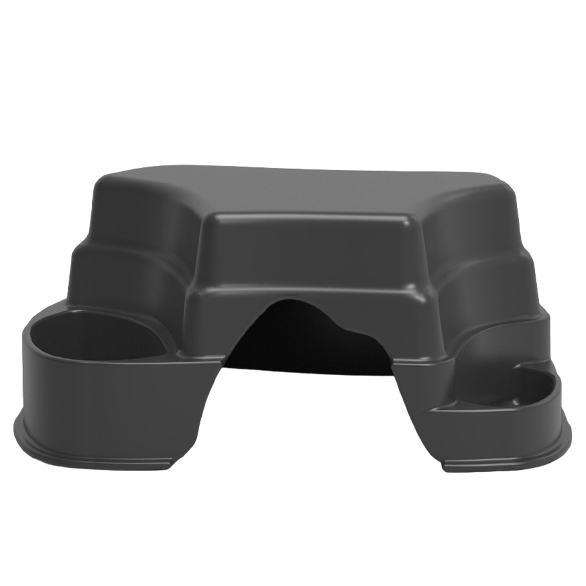 Multi-functional Reptile Cave Shelter with Feeding Basin