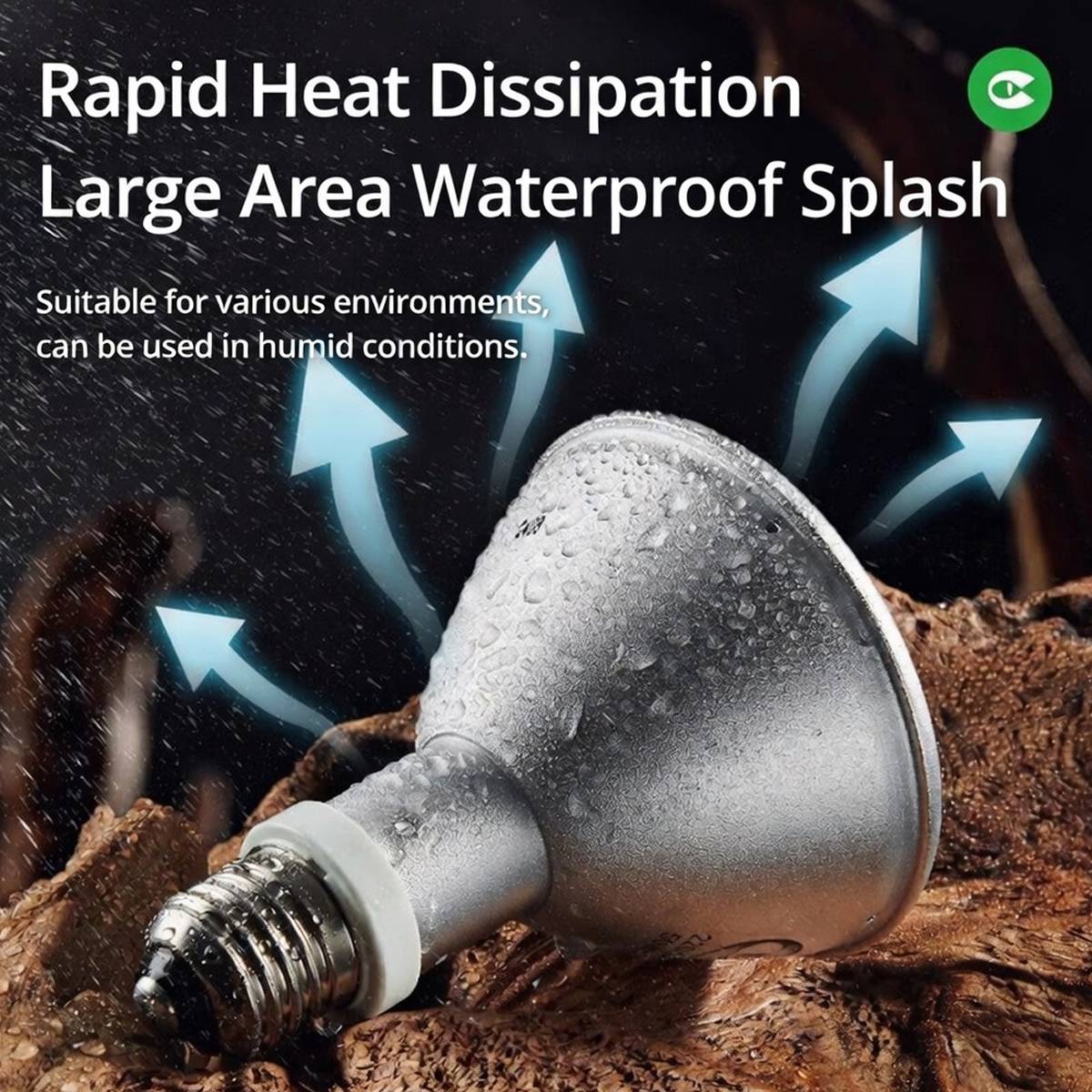 Reptile Infrared Heat Lamp 50W E27 Bulb