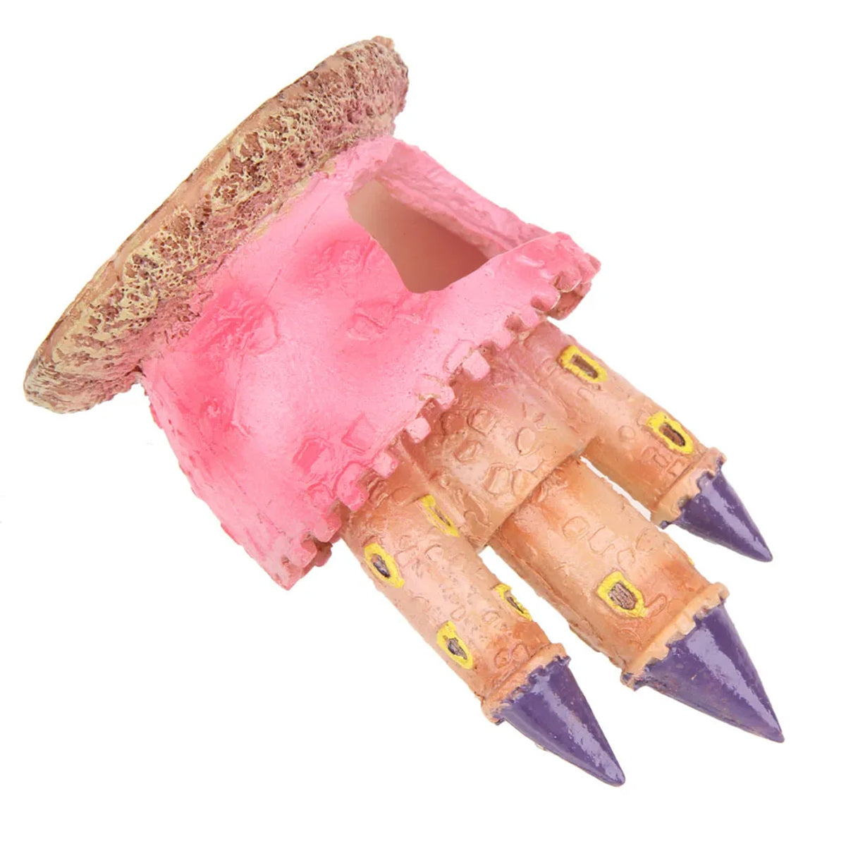 Resin Castle Aquarium Ornament Colorful Fish Tank Decoration & Hideout