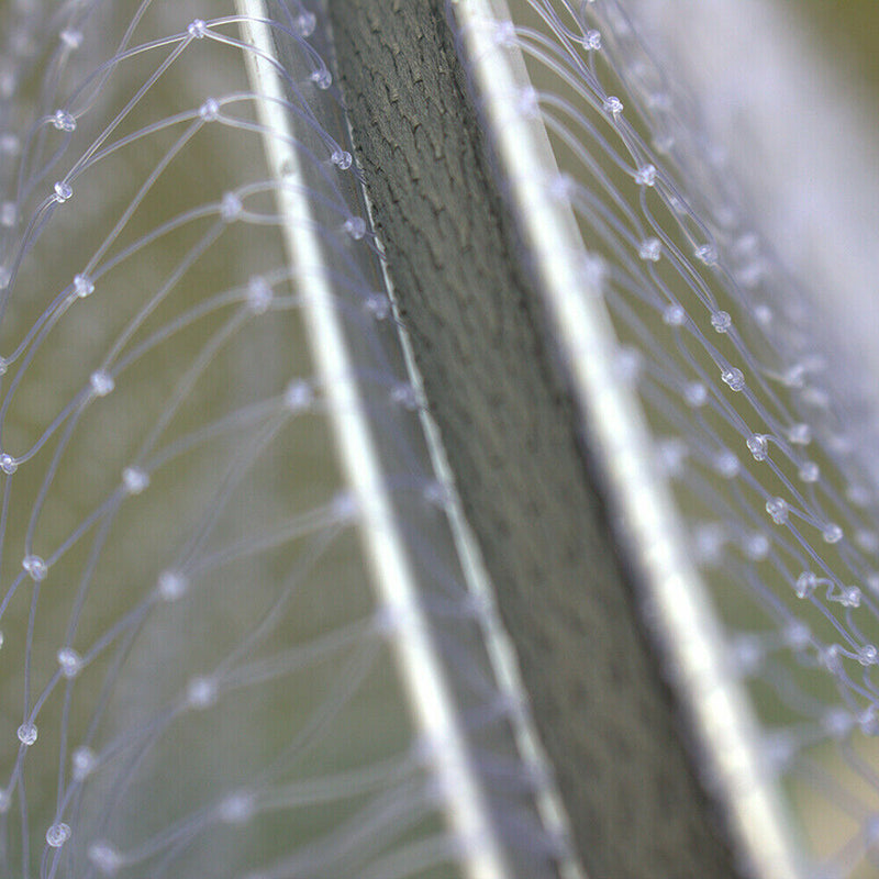 8ft 12ft Fishing Cast Net Quick Throw Nylon Mesh Drawstring Chain Bottom Spread