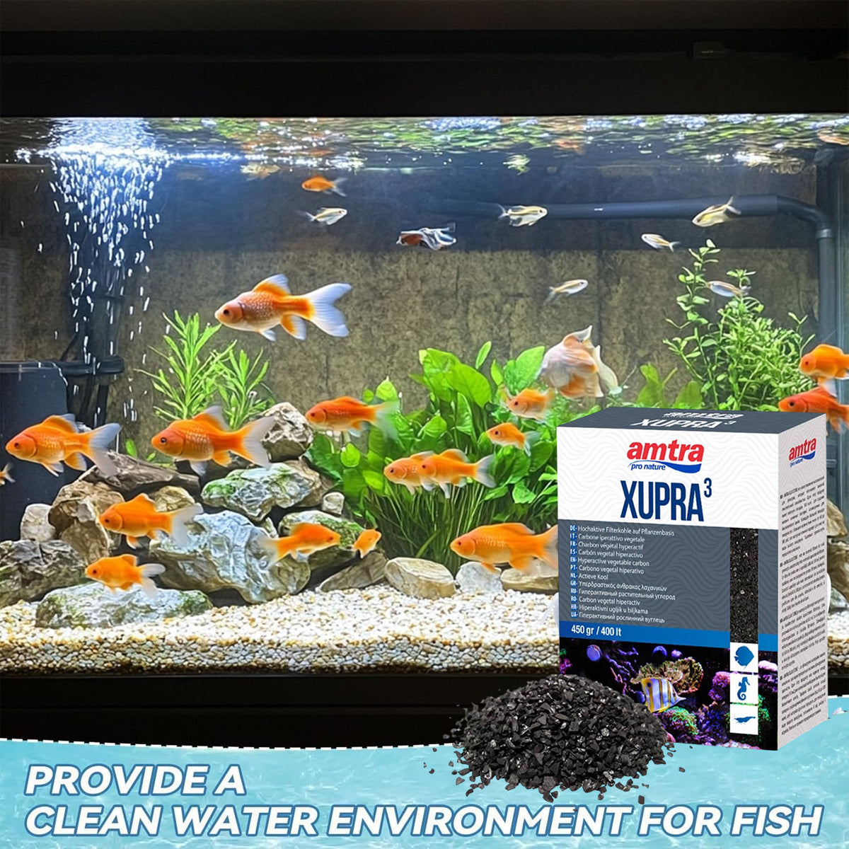 Coconut Shell Activated Carbon Aquarium Filter Media