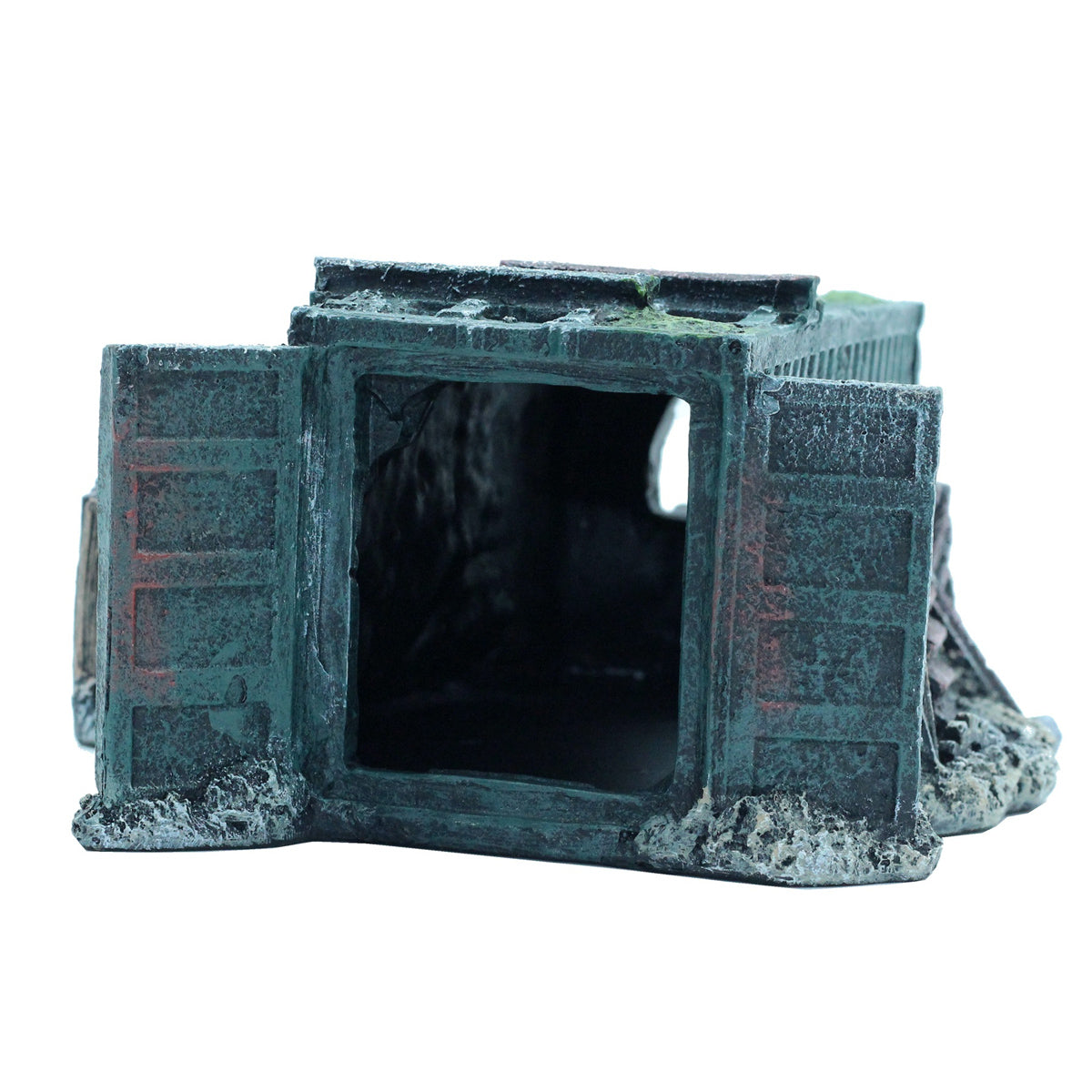 Aquarium Wreckage Container Decoration Resin Fish Tank Ornament