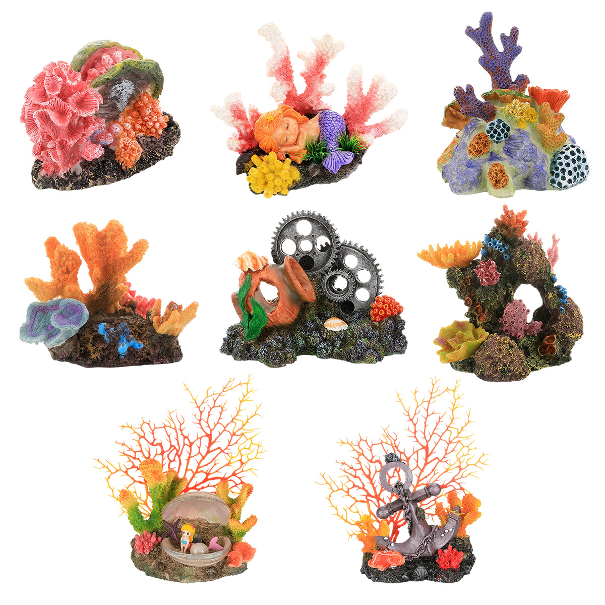 Simulation Coral Aquarium Decoration Resin Reef Ornament