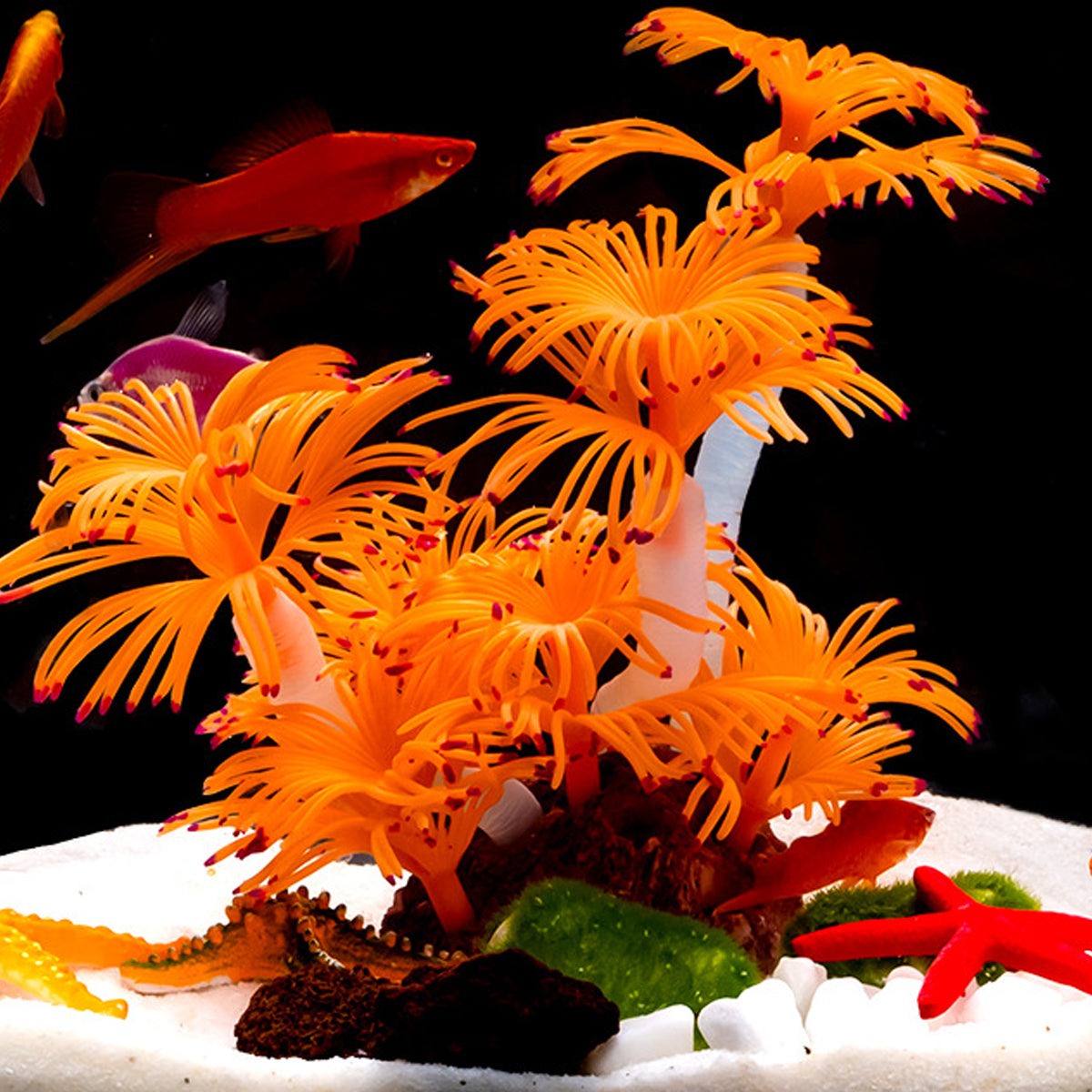 Soft Silicone Coral Aquarium Decoration for Fish Tank Landscape