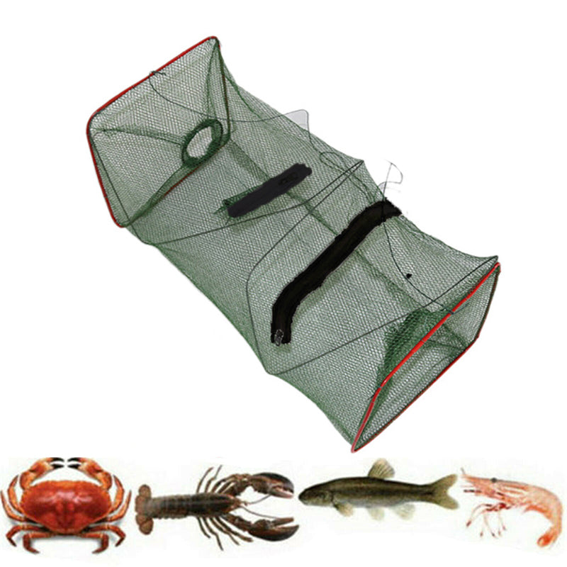 Foldable Shrimp Trap Net Crawfish Crab Bait Cage