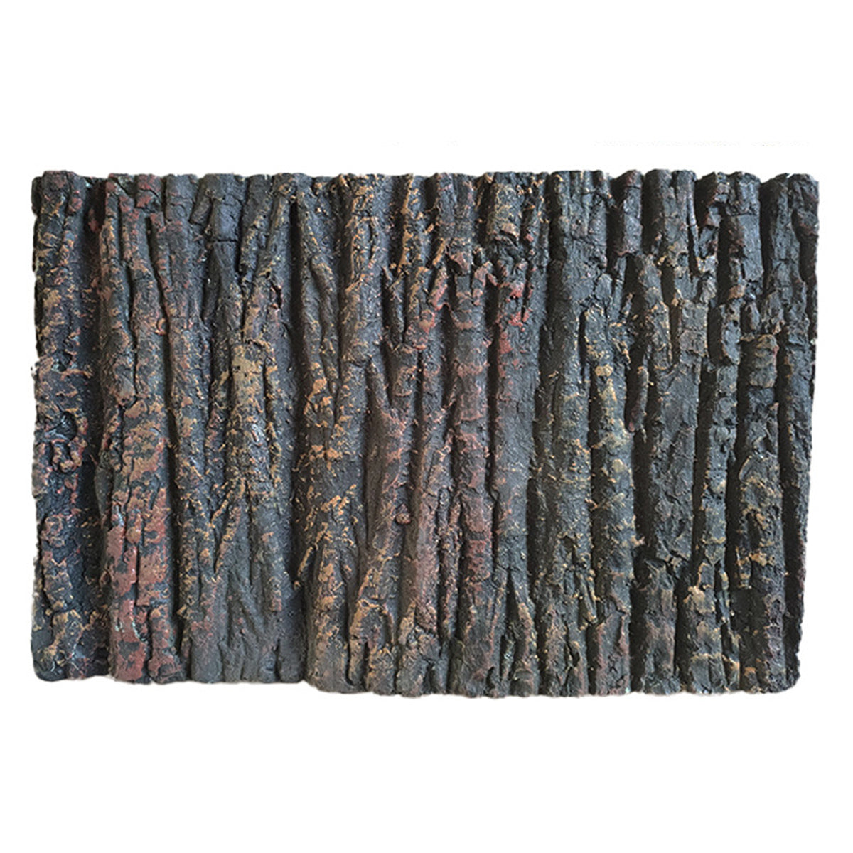 3D Reptile Tank Background Plate Aquarium Bark Rock Decor