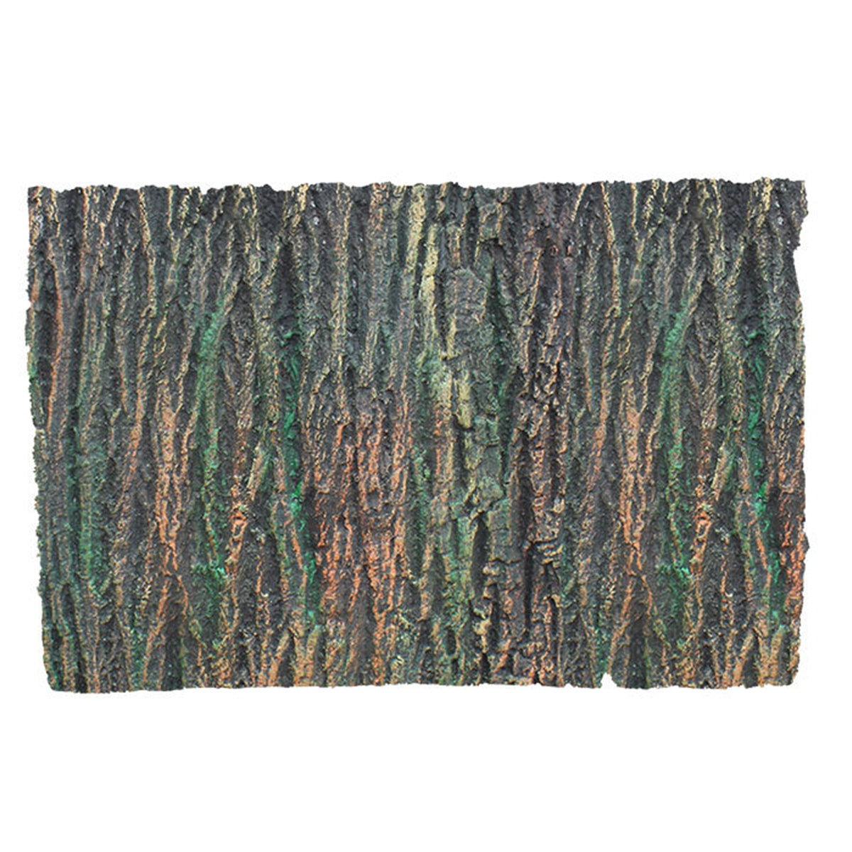 3D Reptile Tank Background Plate Aquarium Bark Rock Decor