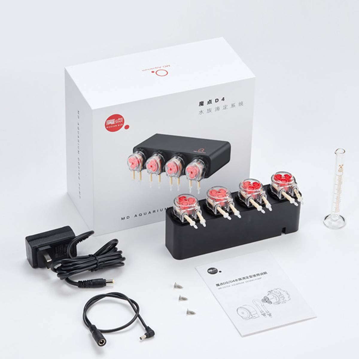 D4 Aquarium Dosing Pump 4-Head Automatic System