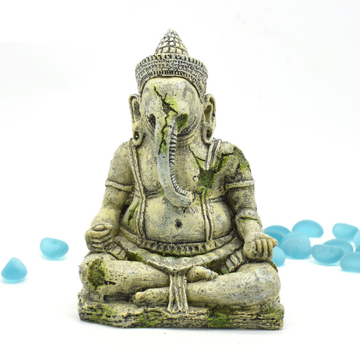 Ancient Easter Island Aquarium Ornament Resin Decoration Statue
