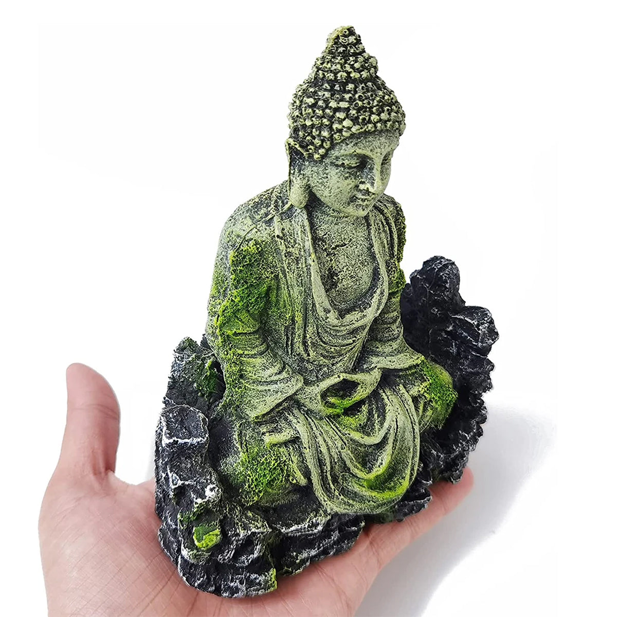 Ancient Easter Island Aquarium Ornament Resin Decoration Statue