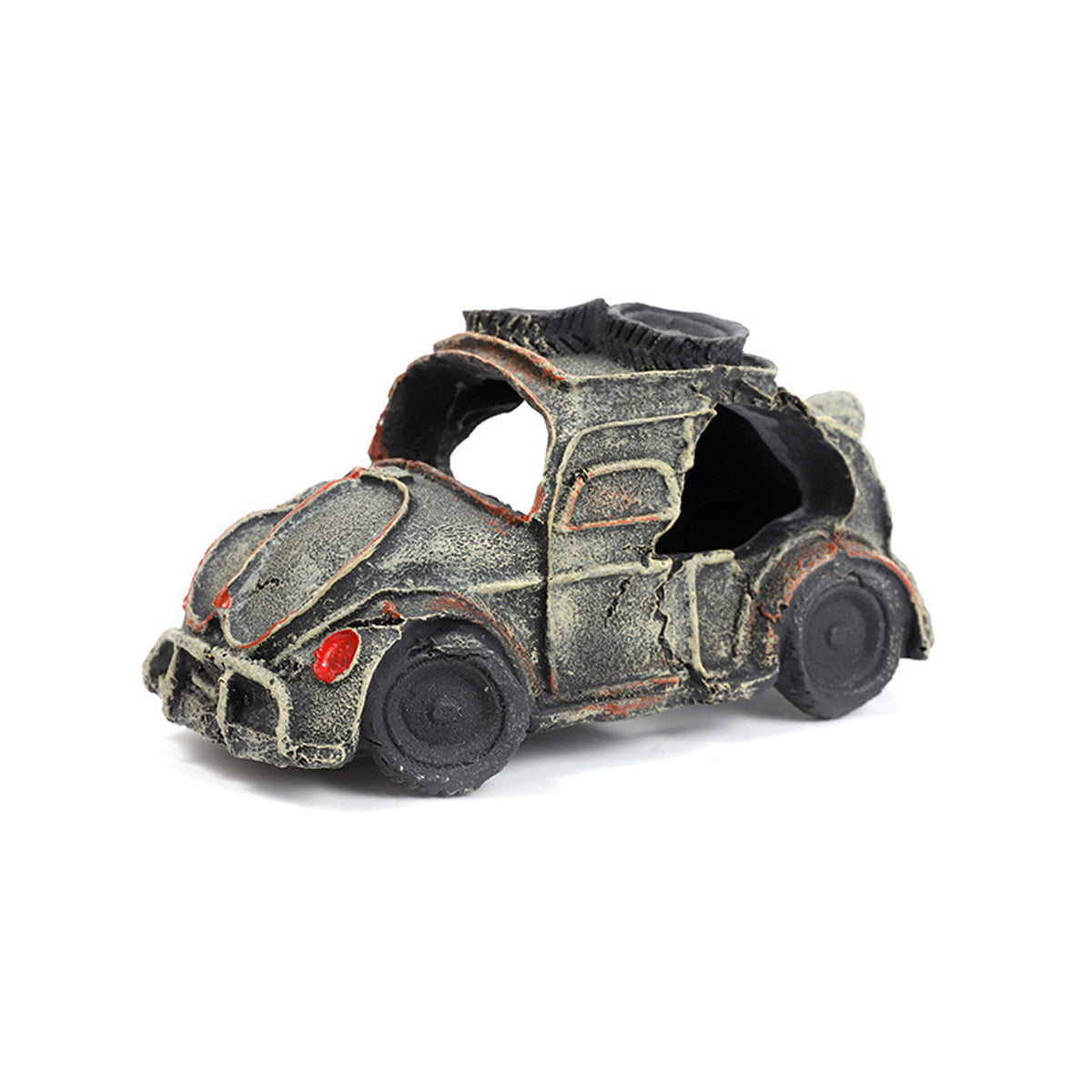 Creative Car Wreck Aquarium Decoration Shrimp Fish Hideout
