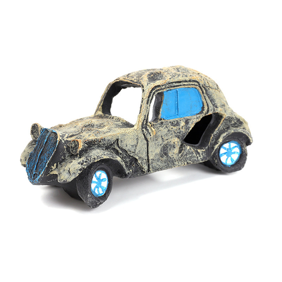 Creative Car Wreck Aquarium Decoration Shrimp Fish Hideout
