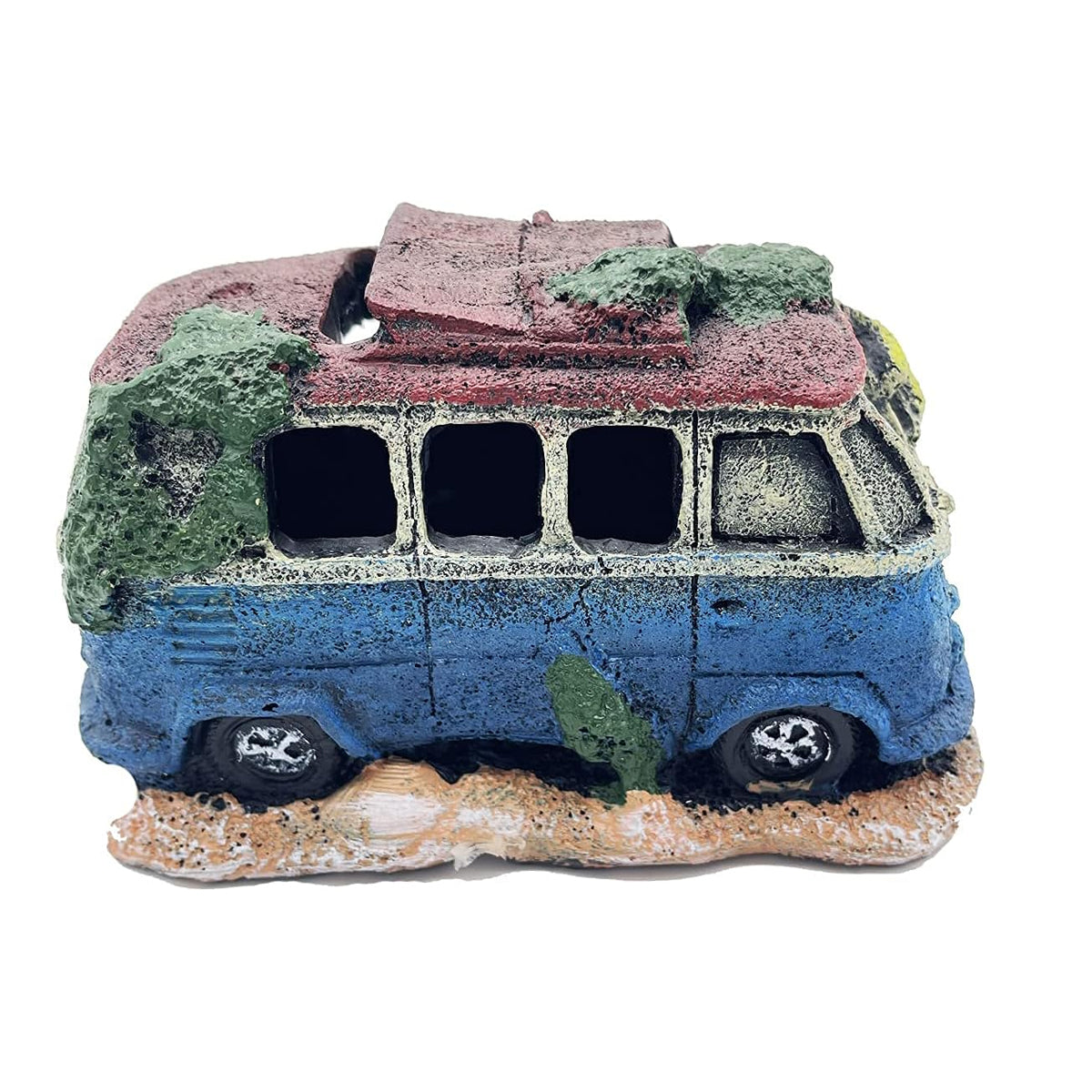 Creative Car Wreck Aquarium Decoration Shrimp Fish Hideout