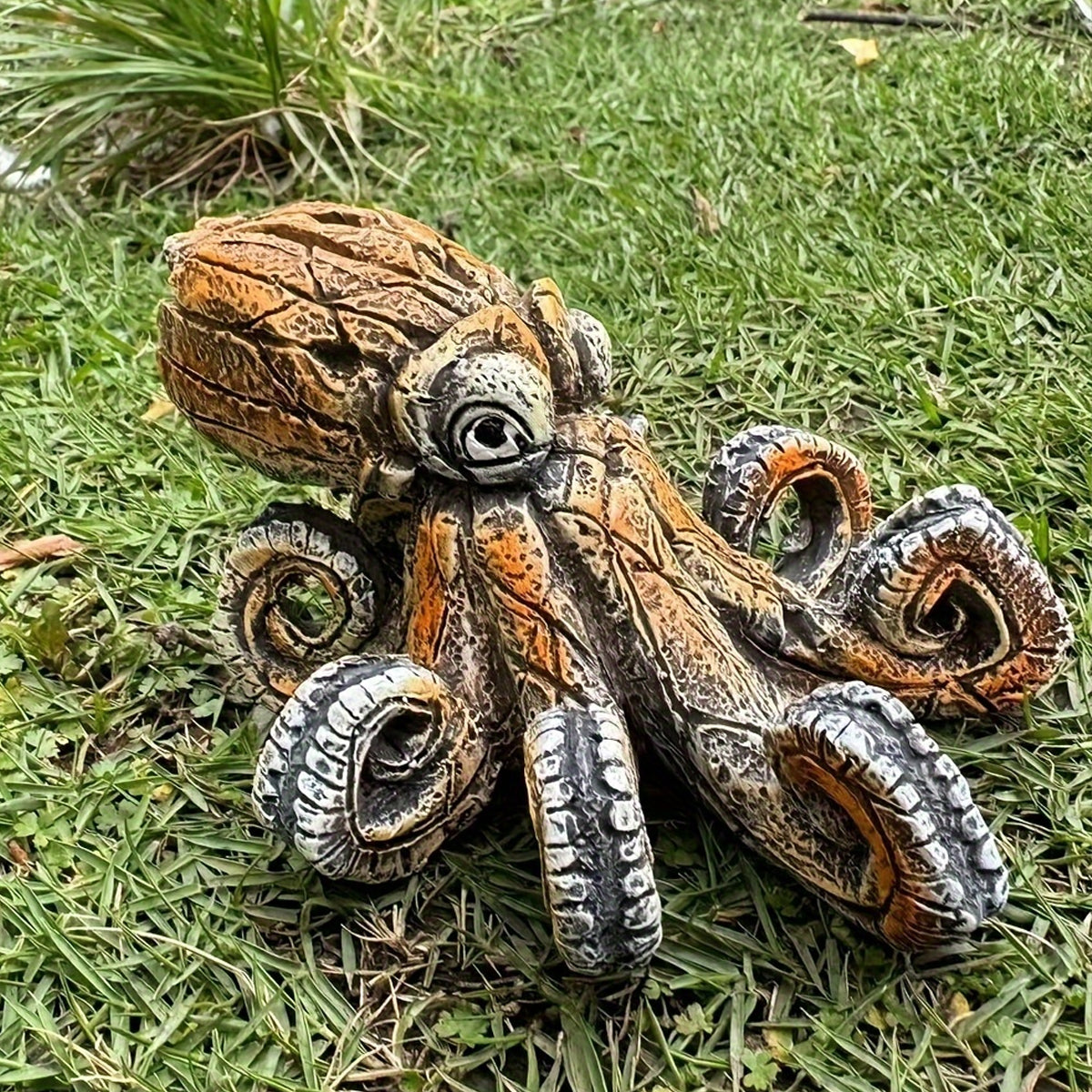 Resin Octopus Decorative Aquarium Ornament