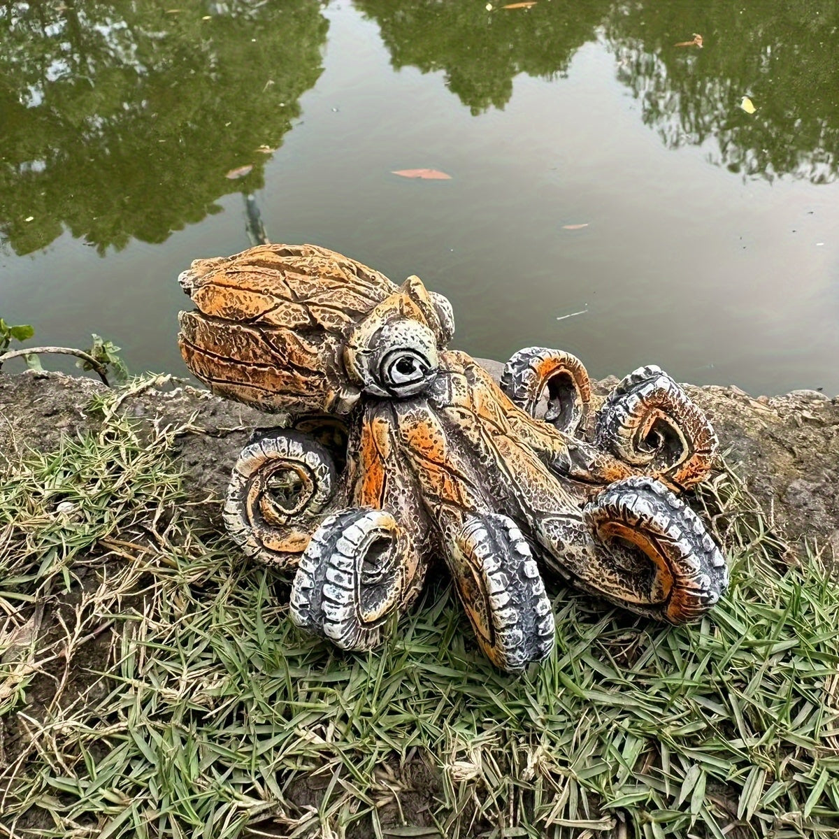 Resin Octopus Decorative Aquarium Ornament