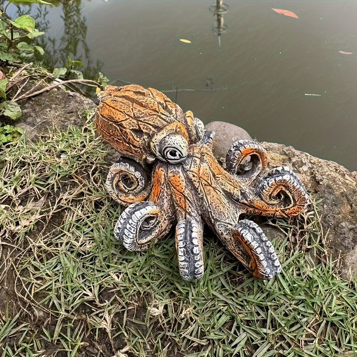 Resin Octopus Decorative Aquarium Ornament
