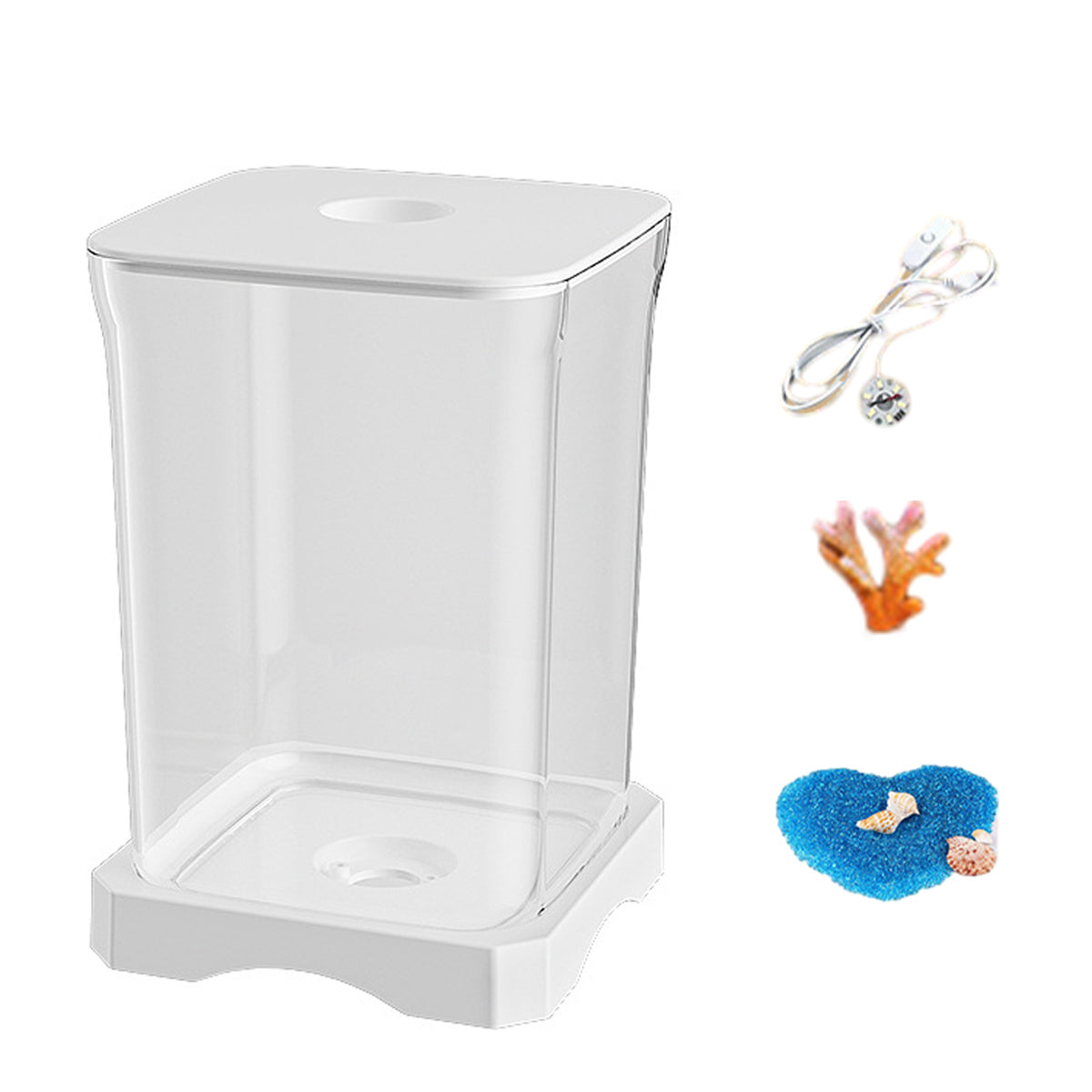 LED Desktop Betta Fish Tank Mini Aquarium
