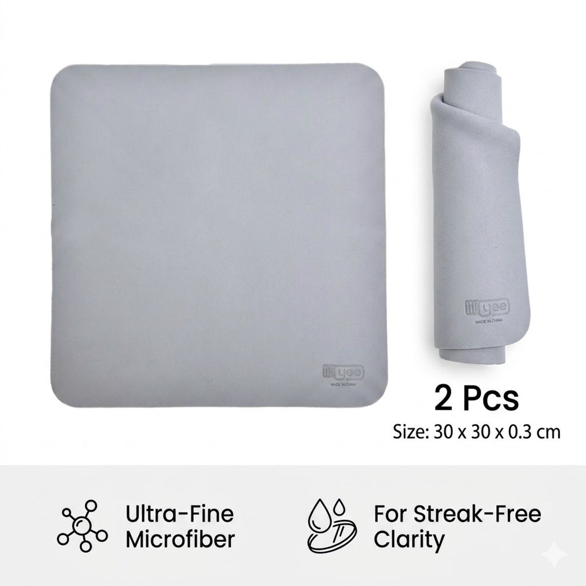 2 Pcs Aquarium Cleaning Cloths for Glass