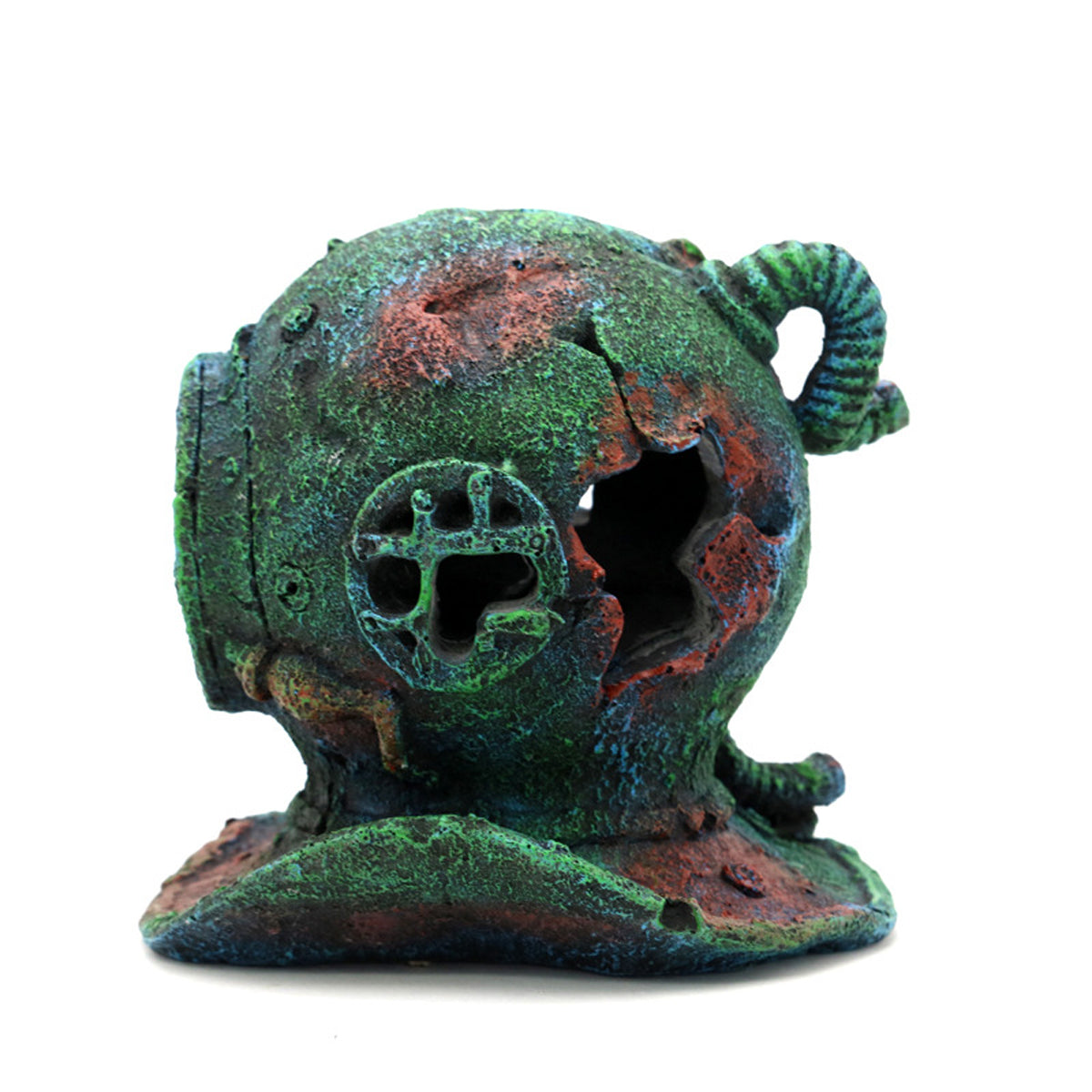 Resin Diving Helmet Aquarium Ornament
