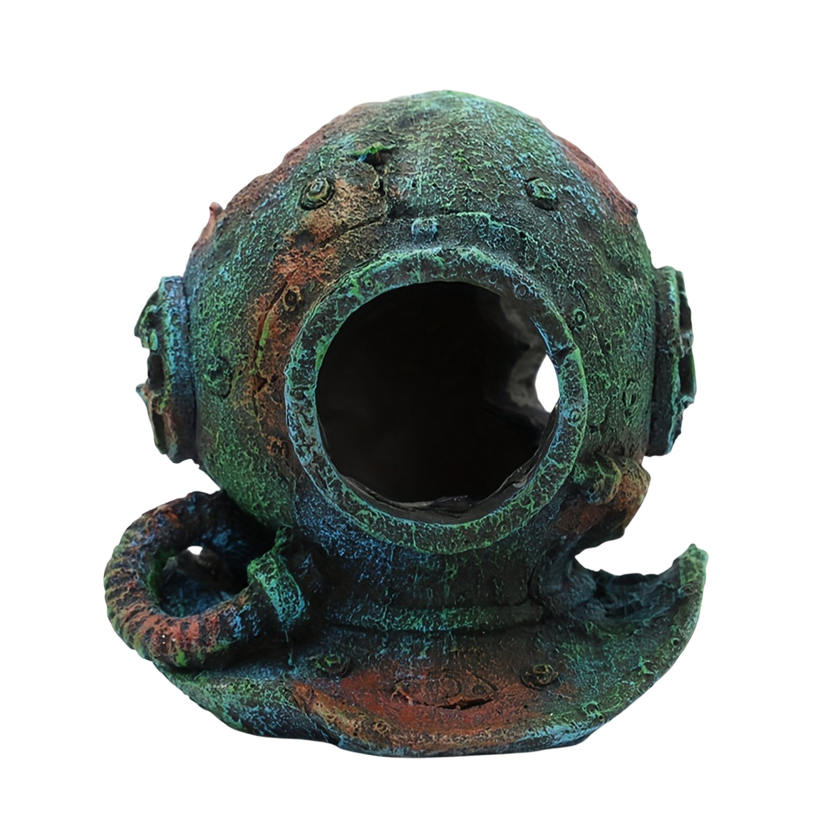 Resin Diving Helmet Aquarium Ornament