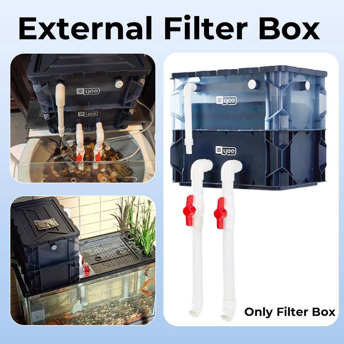 Yee External Aquarium Filter Box System