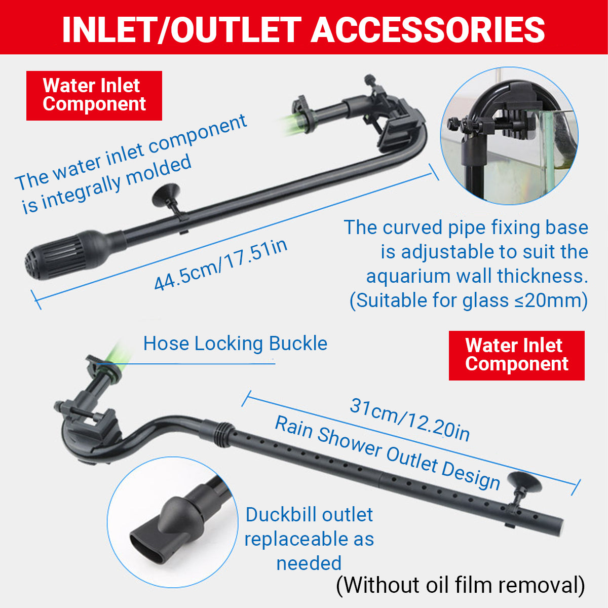 Aquarium External Filter 1000L/h Canister Filtration System