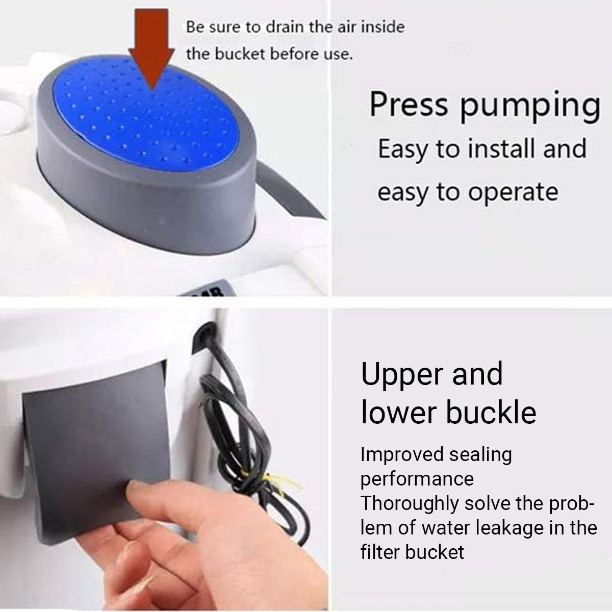 Aquarium External Filter 1000L/h Canister Filtration System