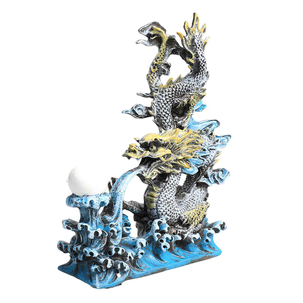 Resin Oriental Dragon Aquarium Decoration