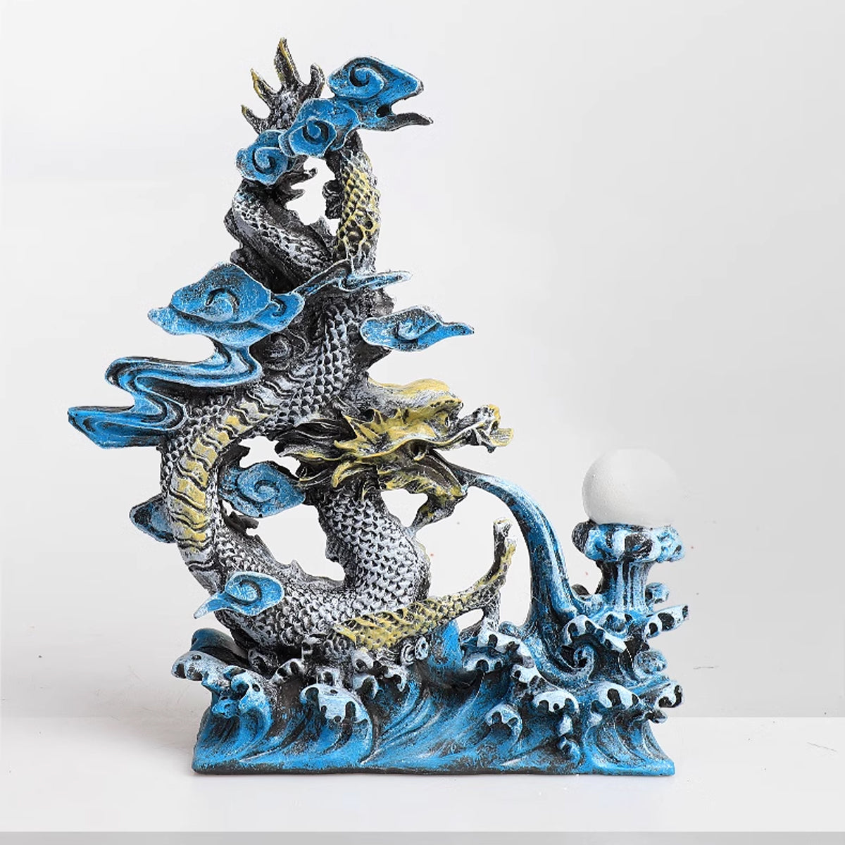 Resin Oriental Dragon Aquarium Decoration